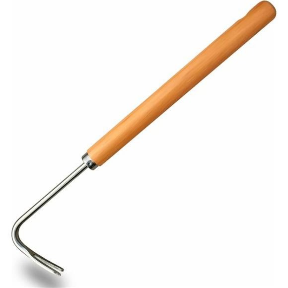 Weed Puller with V-Shape Hook Gardening Hand Tools 16-Inch Weed Remover Tool - Picture 1 of 6